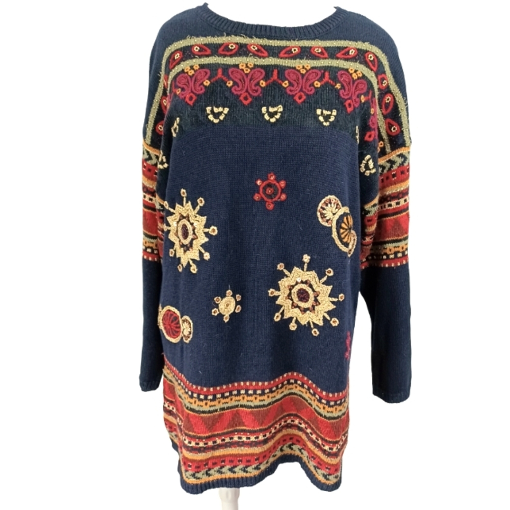 VINTAGE CAROL LITTLE KNITWEAR SWEATER SIZE M